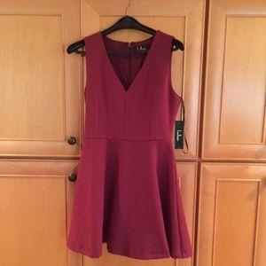 Hello World Wine Red dress